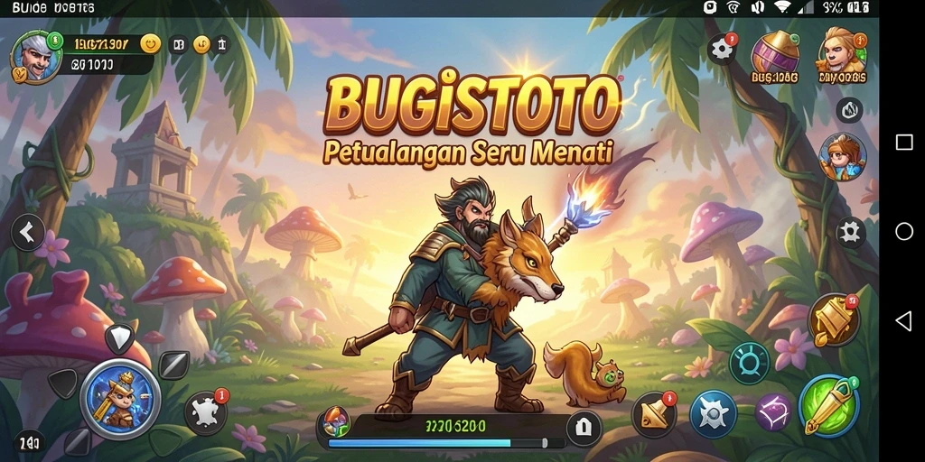 Tampilan menarik dari gameplay BUGISTOTO dengan aksi petualangan.
