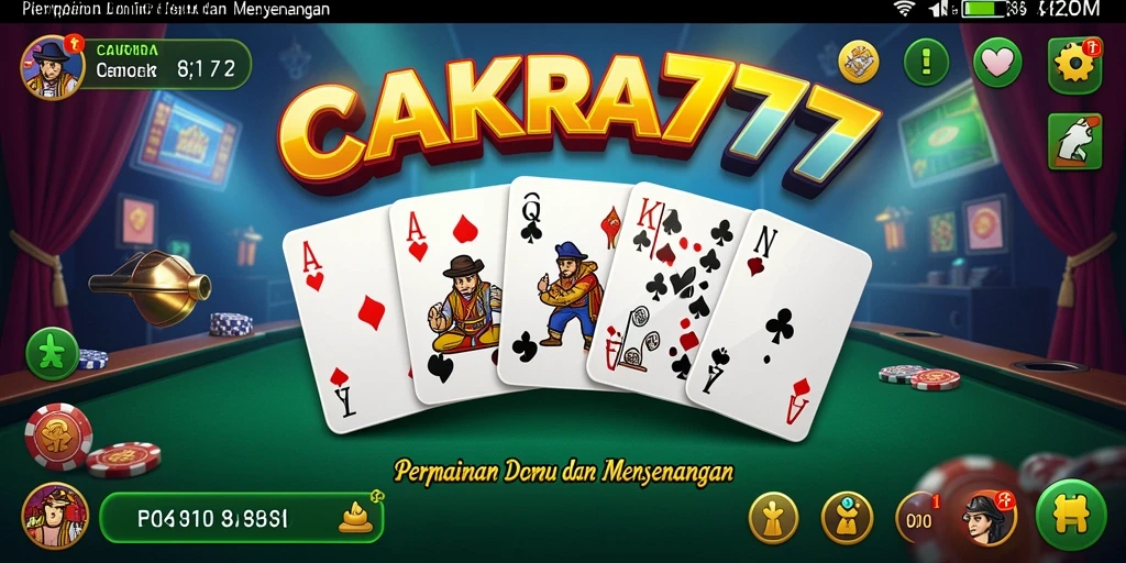 Gameplay seru dari CAKRA777, permainan domino terbaik.