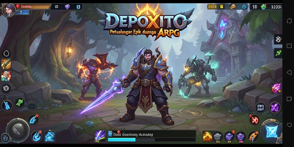 Tampilan gameplay DEPOXITO yang mendebarkan dan penuh aksi.