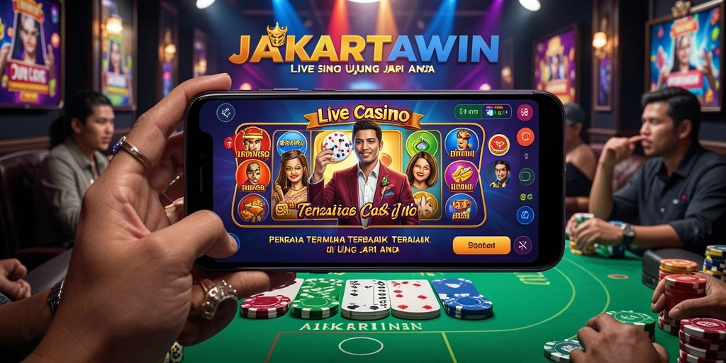Tampilan gameplay Live Casino yang mendebarkan di JAKARTAWIN.