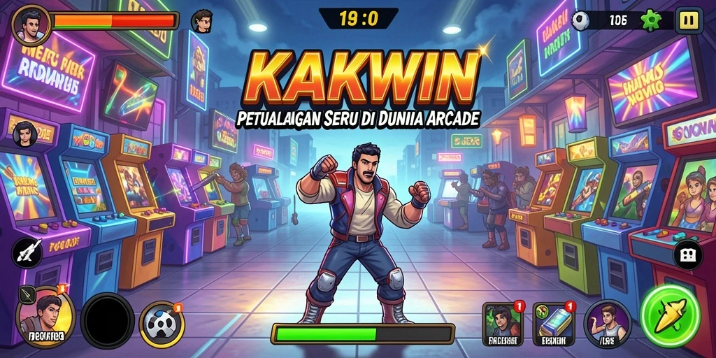 Taktik gameplay seru di KAKWIN dengan karakter menarik.