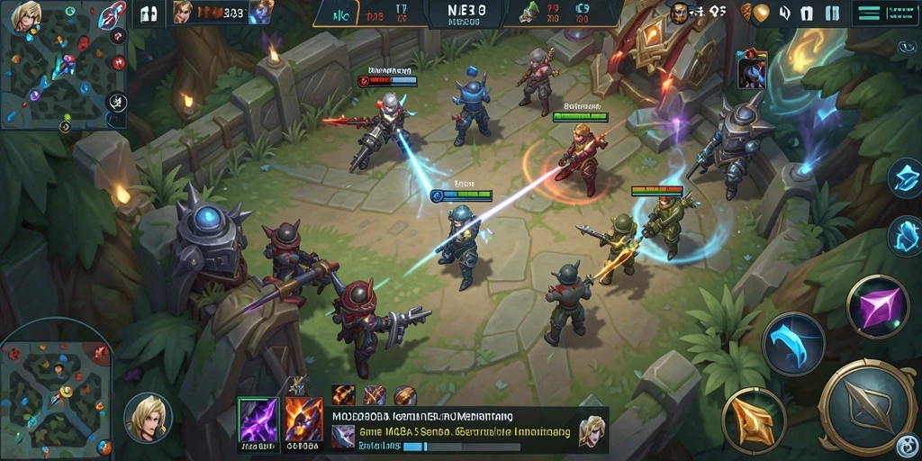 Tampilan screenshot gameplay seru dari MODE303 yang menampilkan aksi seru pertempuran.