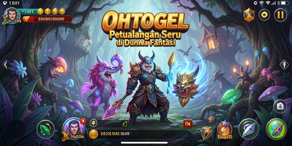 Gameplay seru OHTOGEL dengan misi dan tantangan menarik.