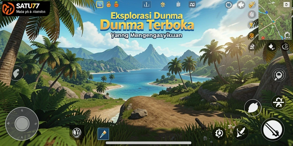 Gameplay menarik dalam dunia terbuka SATU77 yang menantang.