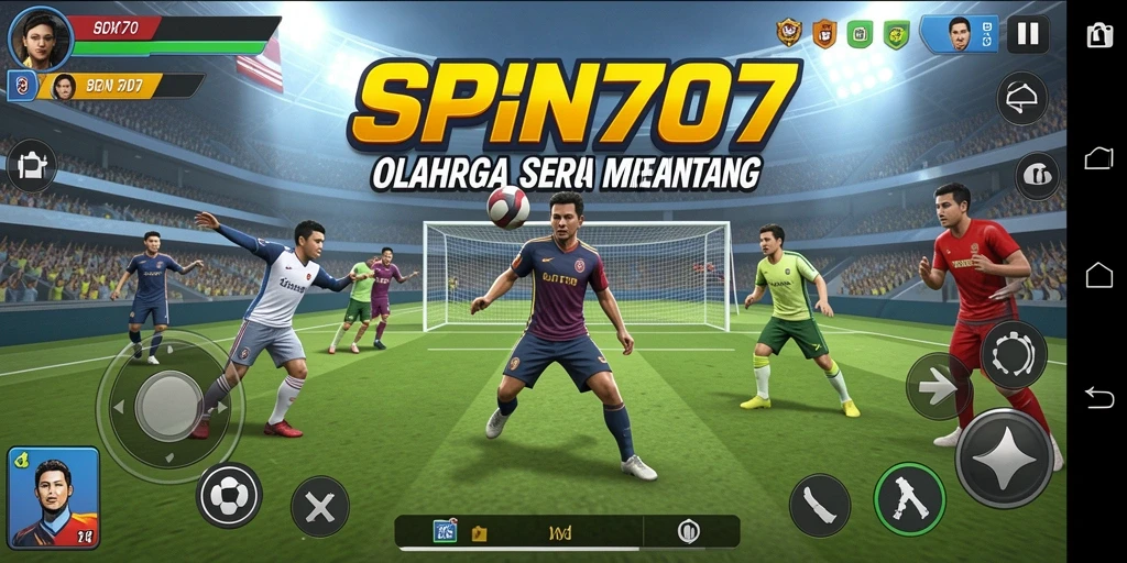 Tampilan gameplay SPIN707 yang seru dan interaktif.