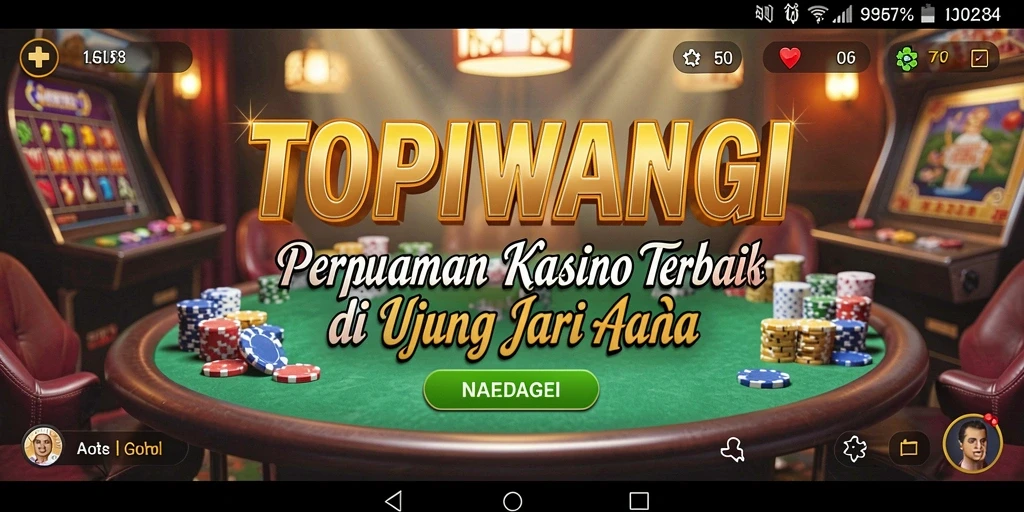 Tampilan gameplay TOPIWANGI yang menarik dan penuh keseruan.